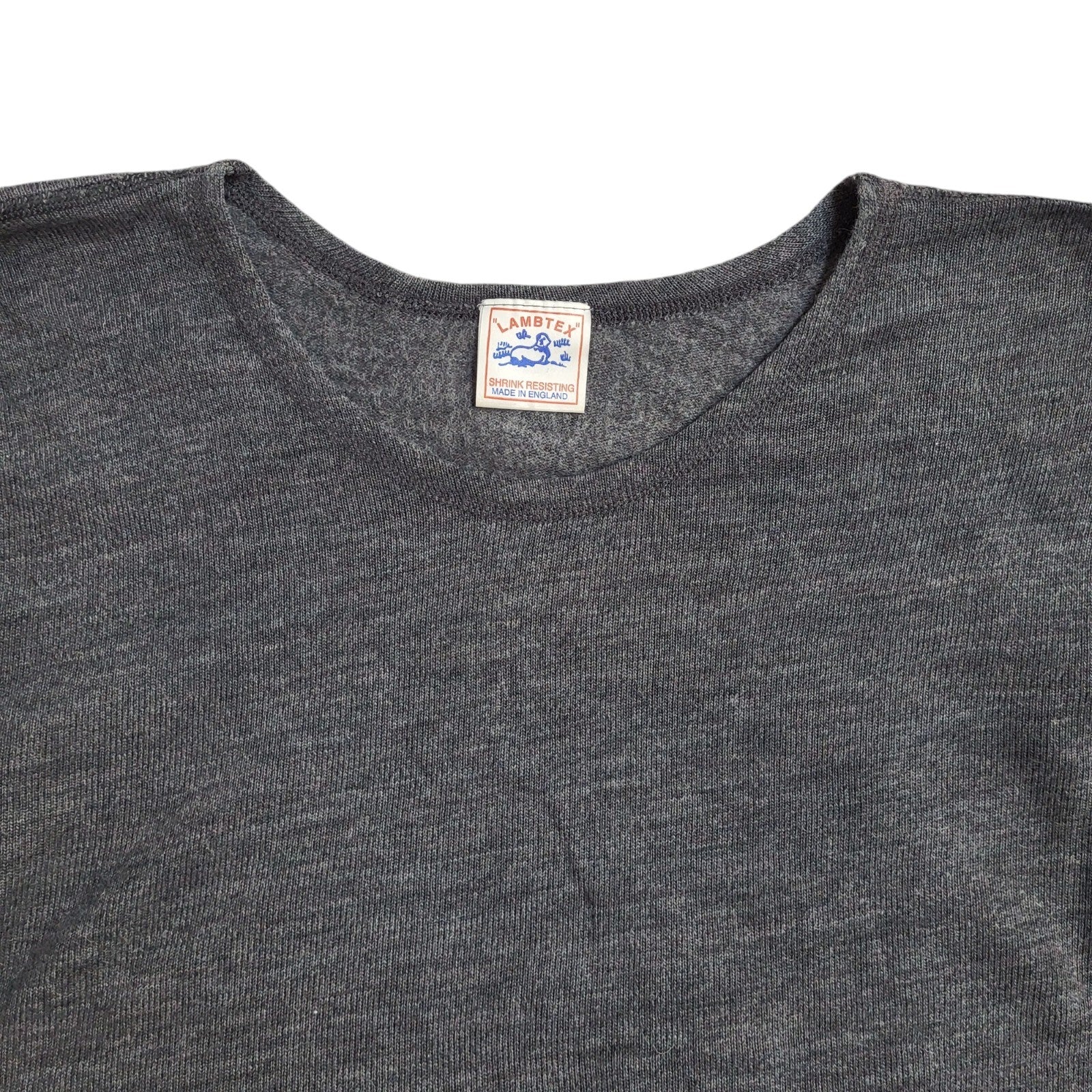 Lambtex Grey Vintage 90's Jumper UK Women's Size 14