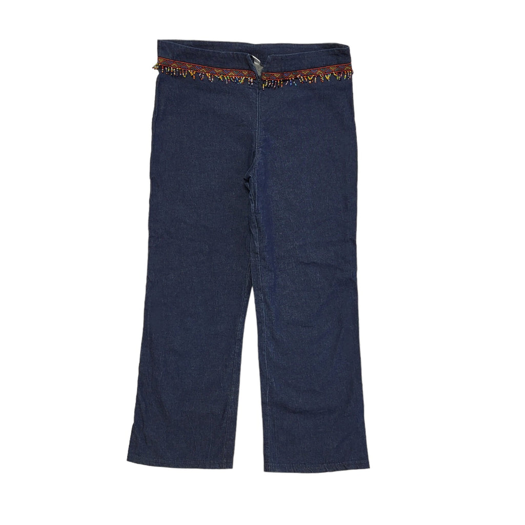 Ozone 90s Vintage Dark Blue Straight Leg Denim Jeans Uk Women's 12 W30 L26