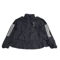 Adidas Windbreaker Jacket Black Y2k Hooded UK Women's Size M 10