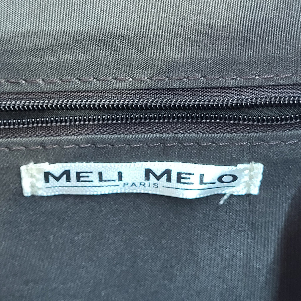Meli Melo Brown Faux Leather Buckle Backpack Bag Uk Women's Size 12" x 10.5"