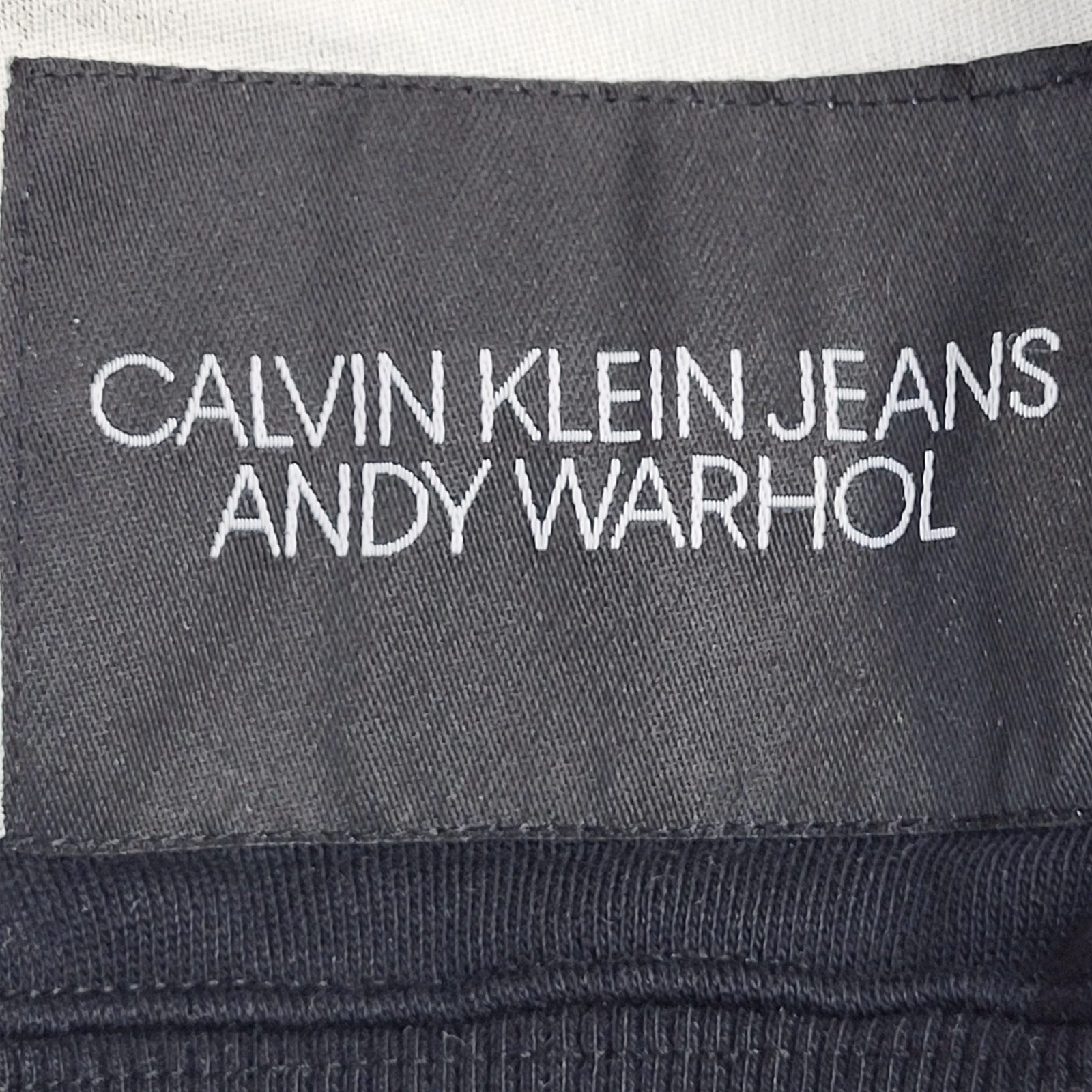 Calvin Klein Andy Warhol Y2K Drawstring Sports Hoodie UK Men's Size M