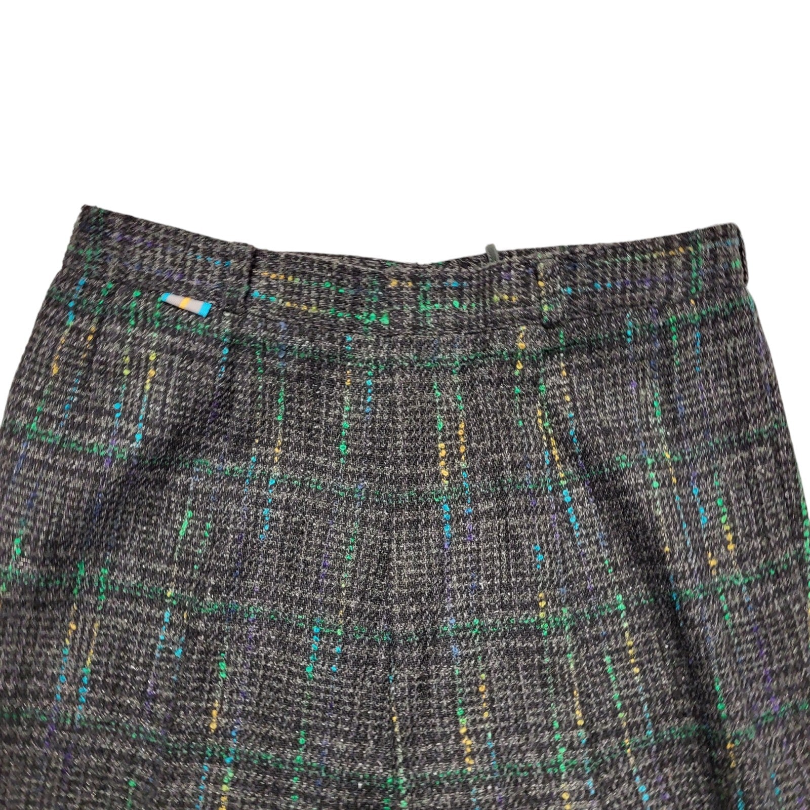 Flex Blue Plaid Wool Blend 2 Piece Suit & Trousers Uk Men's Size XL 46" W32 L32