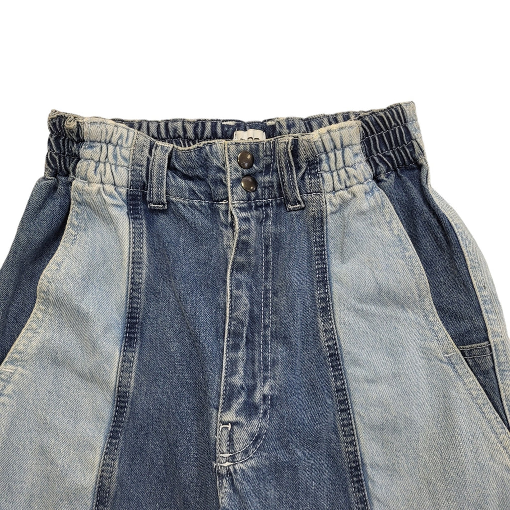 BDG Y2K Blue Patchwork  Tapered Leg Denim Jeans Women's Size 8 W26 L30