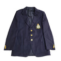 Jaeger Blazer Suit Jacket Navy Blue Wool Blend UK Men's Size S 38"