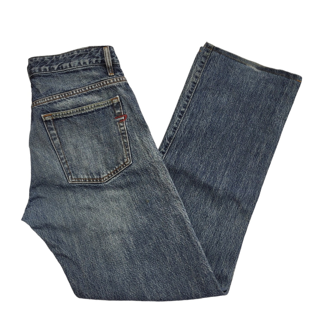 Diesel Vintage 90's Blue Straight Denim Jeans Uk Men's Size M W32 L32