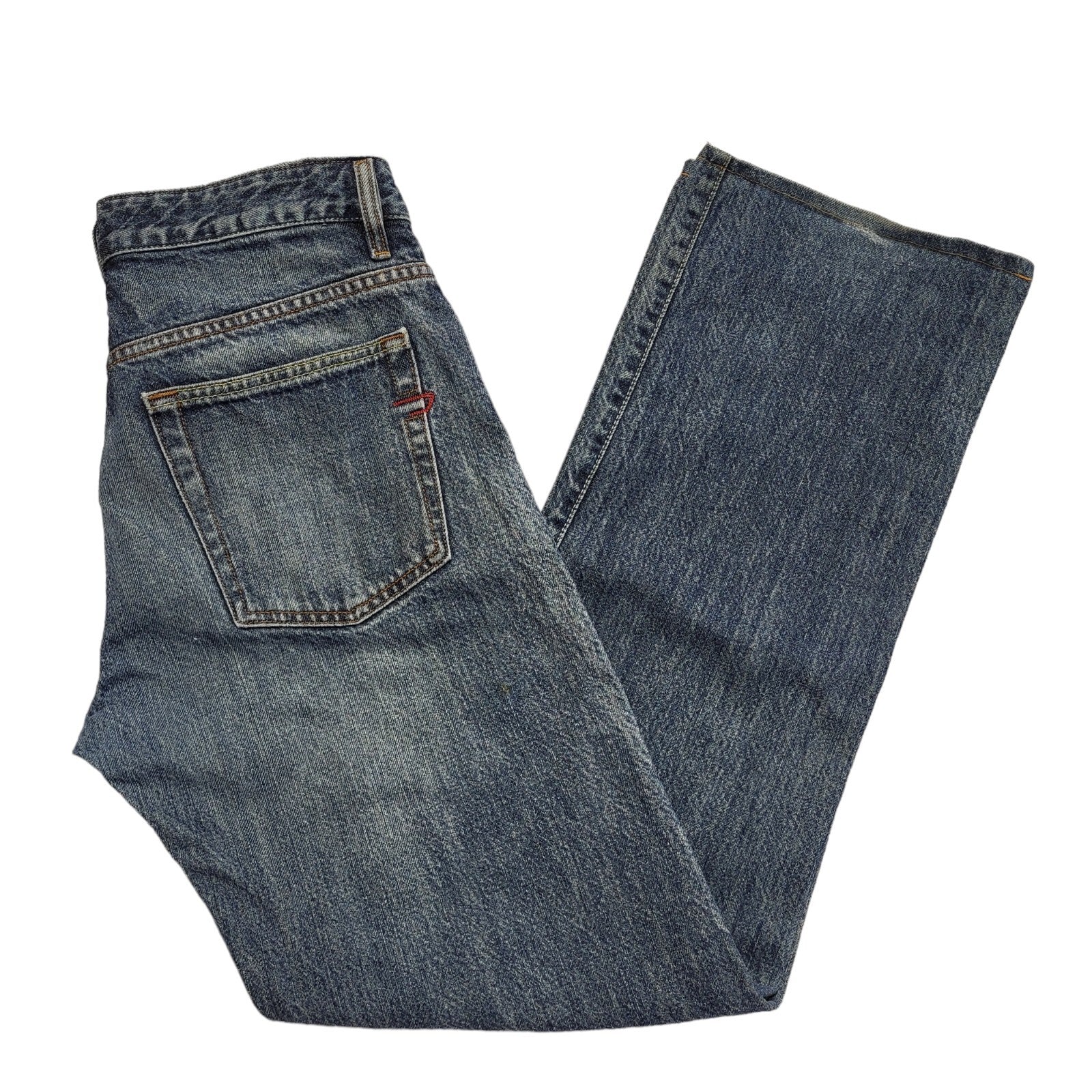 Diesel Vintage 90's Blue Straight Denim Jeans Uk Men's Size M W32 L32