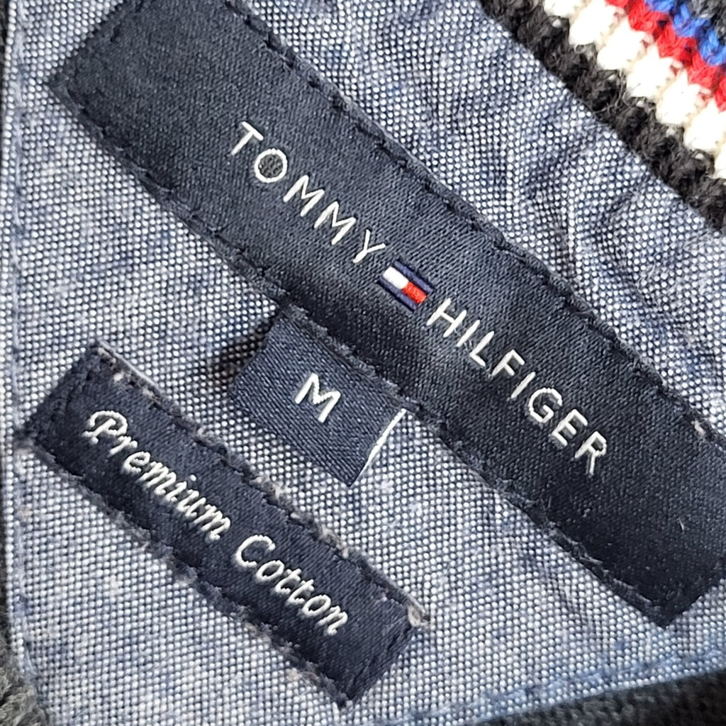 Tommy Hilfiger Vintage 90's Blue Round Neck Jumper UK Women's Size M