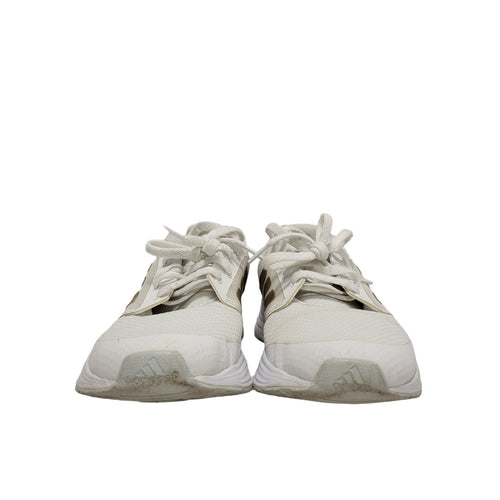 Adidas Galaxy 5 White Champagne Metallic Sports Women's Trainers Uk 7.5