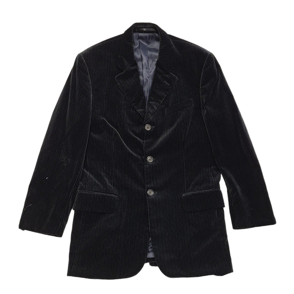 Next Black 90s Vintage Button Jacket Uk Men's Size Medium