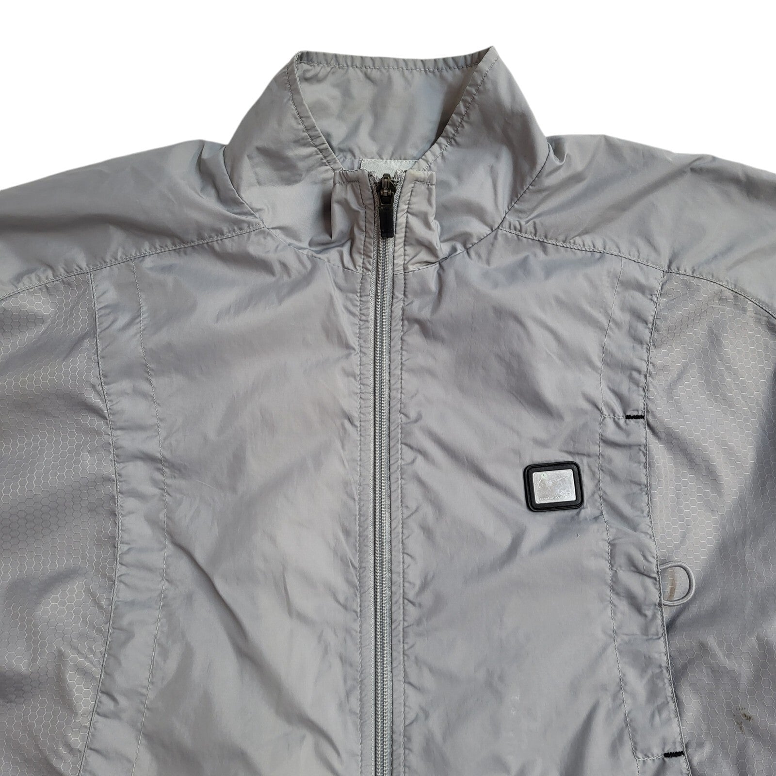 Nike Grey Full Zip Vintage 80's Sports Jacket UK Men's Size L