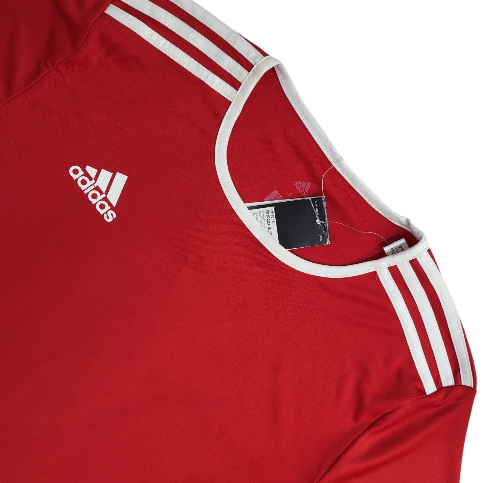 Adidas Climalite Red Modern Short Sleeve Sports T-Shirt BNWT Men's UK Size M