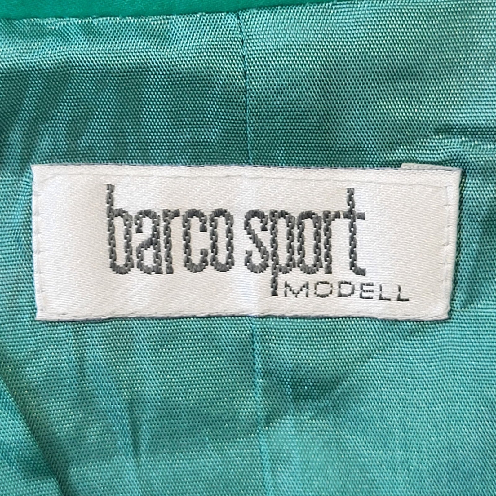 Barco Sport 80's Vintage Green Polka Dot Skirt Women's Size 10 EU 38 W28