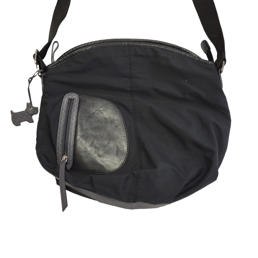 Radley Black Oval Shape Shoulder Bag Women's Size 14" x 13"