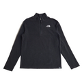 The North Face Black 1/4 Zip Fleece Y2K UK Boy's Size L