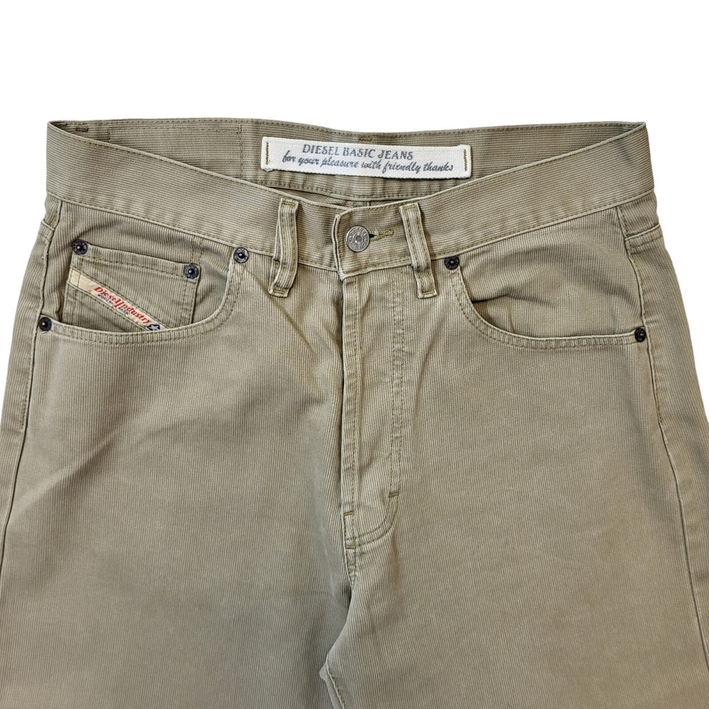 Diesel Y2k Vintage Beige Straight Denim Jeans Men's Size M W32 L32