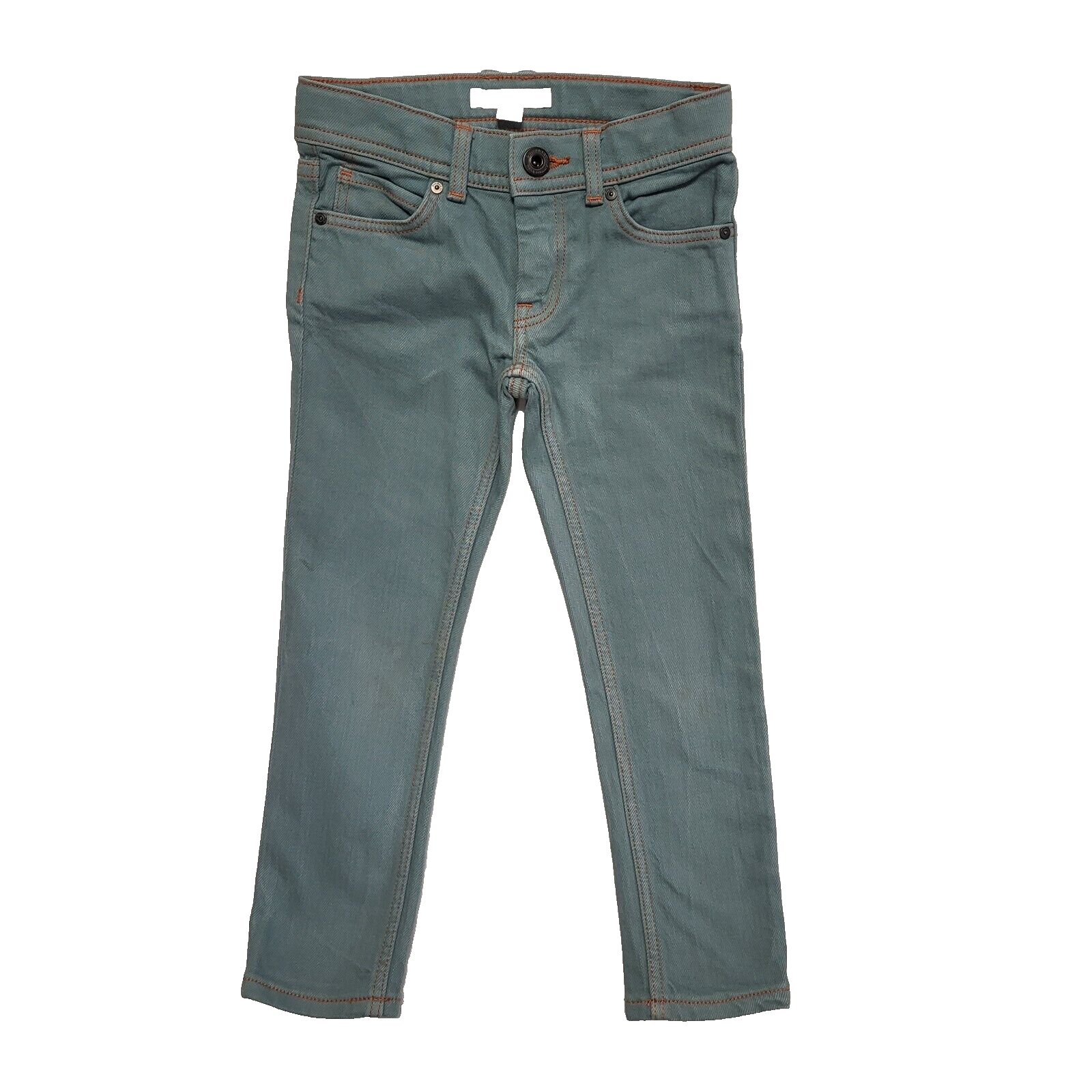 Burberry Vintage Y2K Green Skinny Jeans Girls Age 4 Years W20 L16