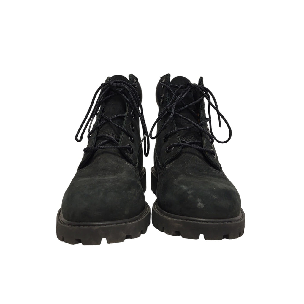 Timberland 6 Inch Premium Black Lace Up Leather Boots Uk 3