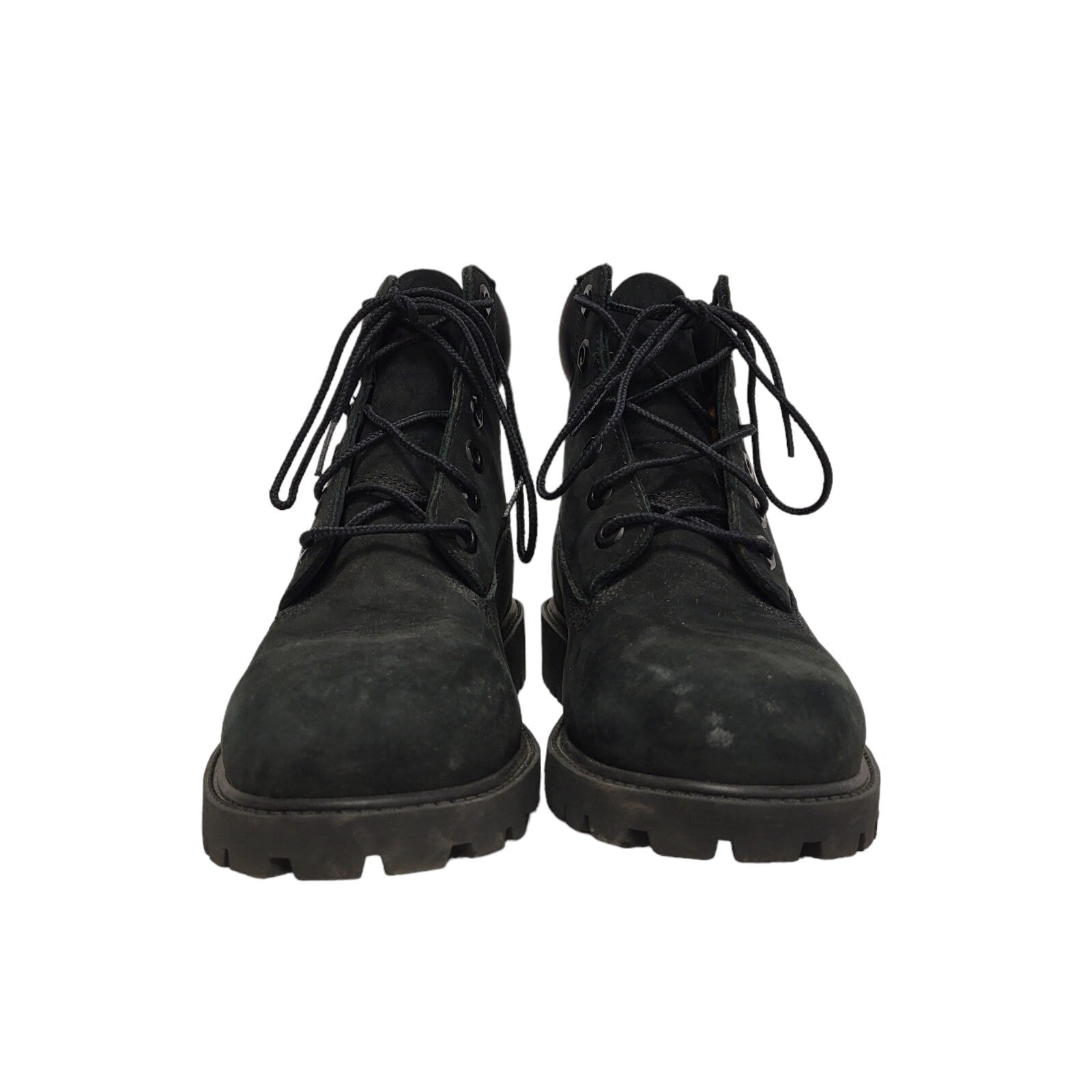 Timberland 6 Inch Premium Black Lace Up Leather Boots Uk 3