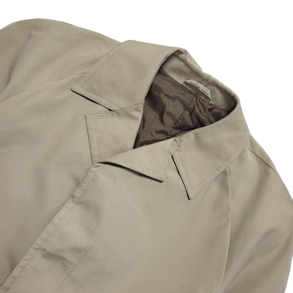 St Michael 80s Vintage Beige Trench coat Mac Uk Men's Size Medium