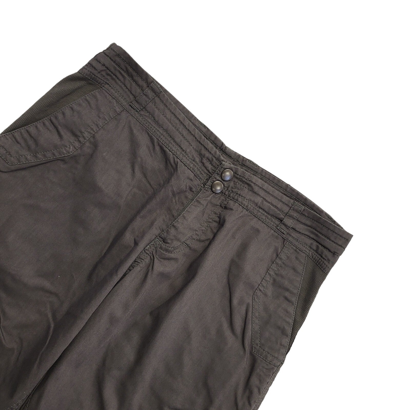 Nike Dri-Fit Y2K Vintage Brown/Grey 3/4 Length Shorts Women's Size 6 W28