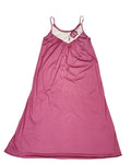 St Michael M&S 80's Vintage Pink & White Night Dress Womens UK XS EU 6