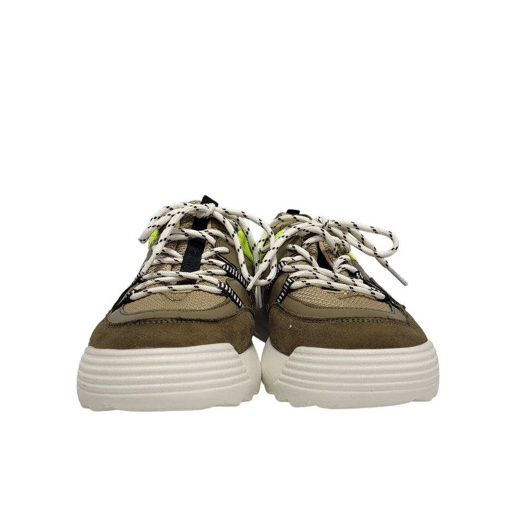 Vanessa Wu Brown Lace-up Sports Casual Trainers Uk Women's Size 7.5