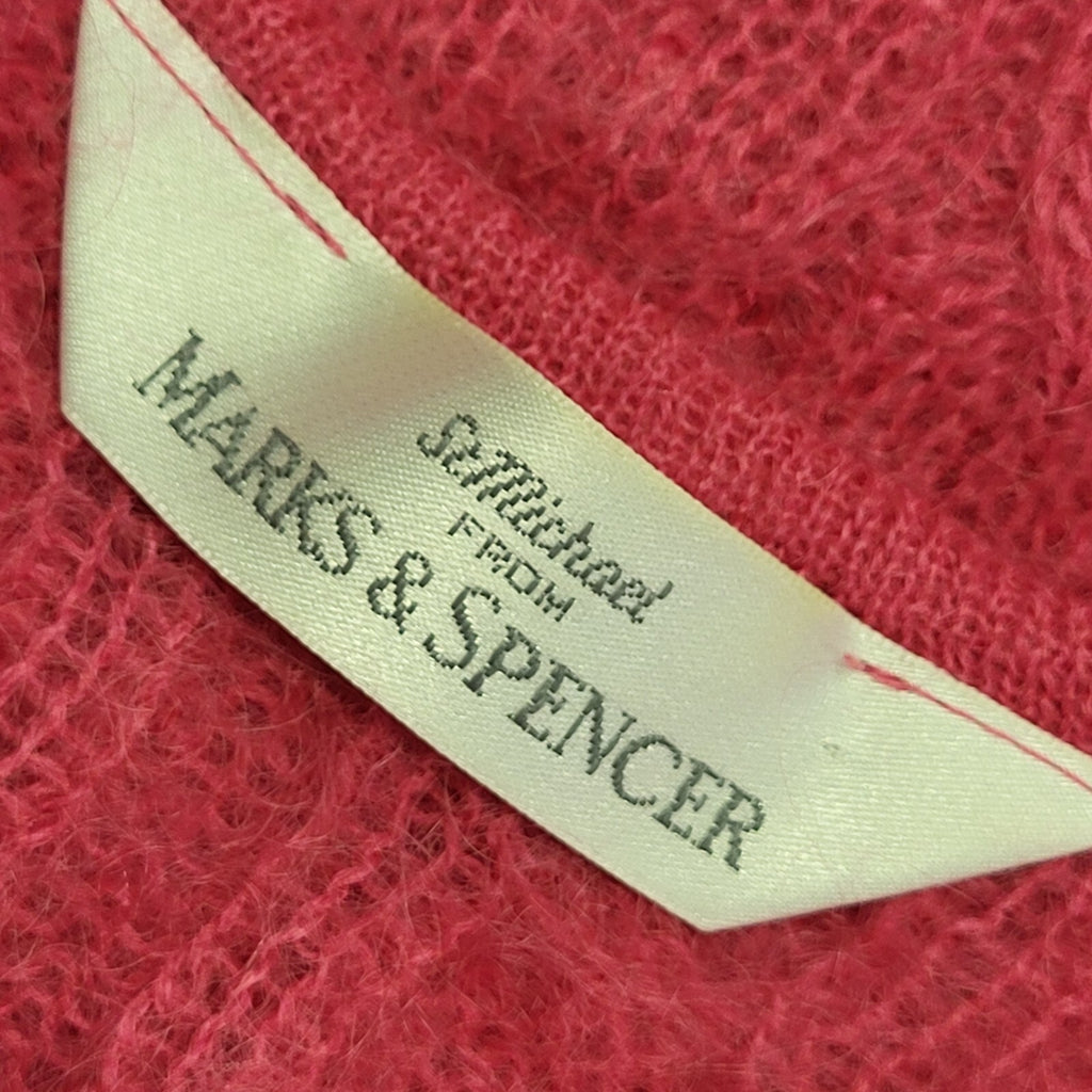 Marks & Spencer Vintage 90's pink Long Sleeve Jumper UK Womens Size 14