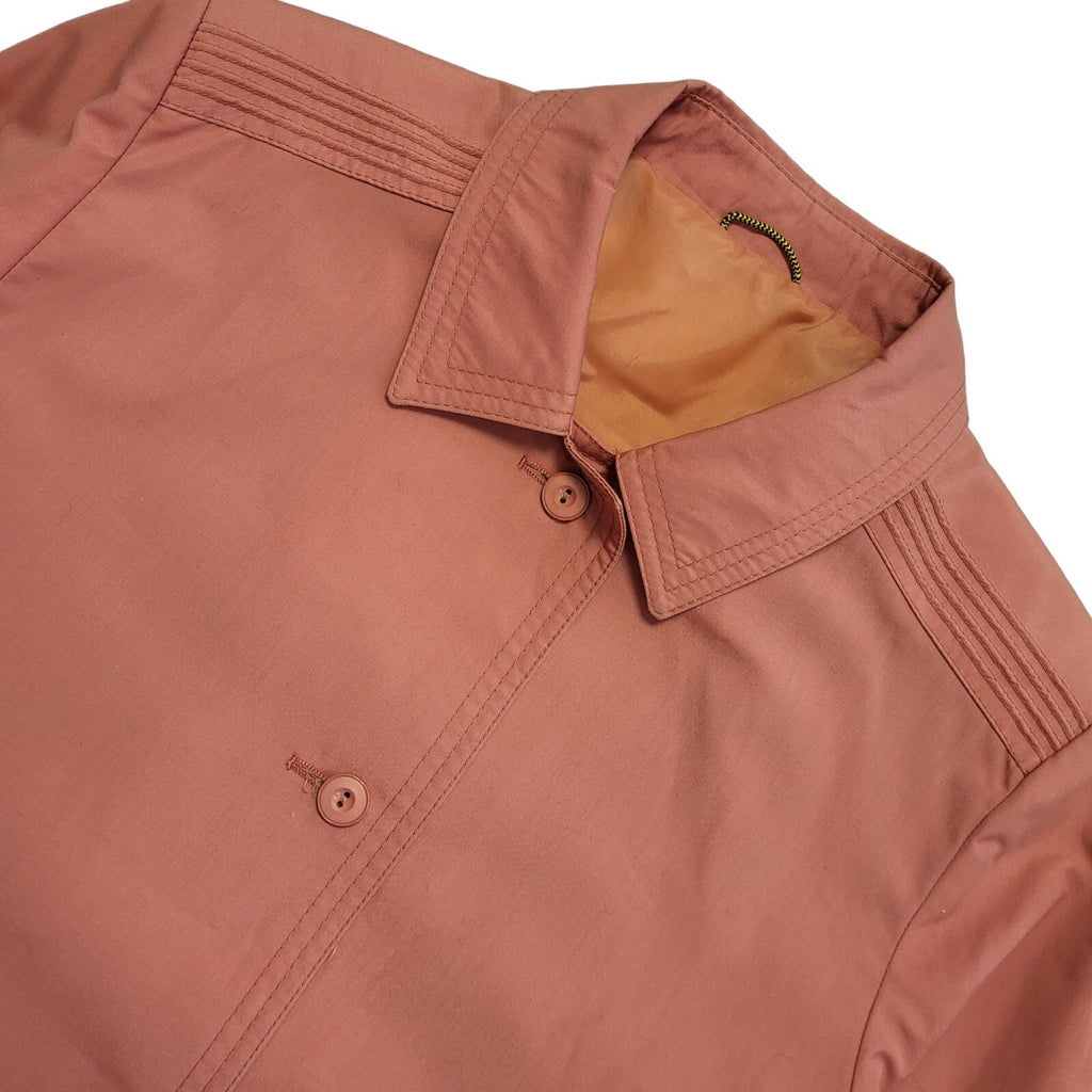 Dannimac Pink 90s Vintage Button Polyester Blend Jacket Uk Women's Size 14