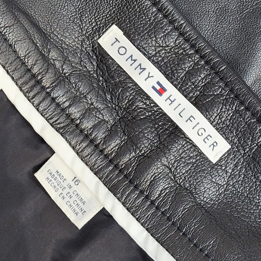 Tommy Hilfiger 90's Vintage Black Mini Skirt Uk Women's Size 16