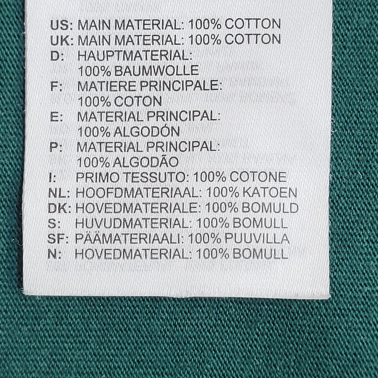 Addas Green Y2k Logo Cotton Double Stitch T-Shirt Uk Men's Size L