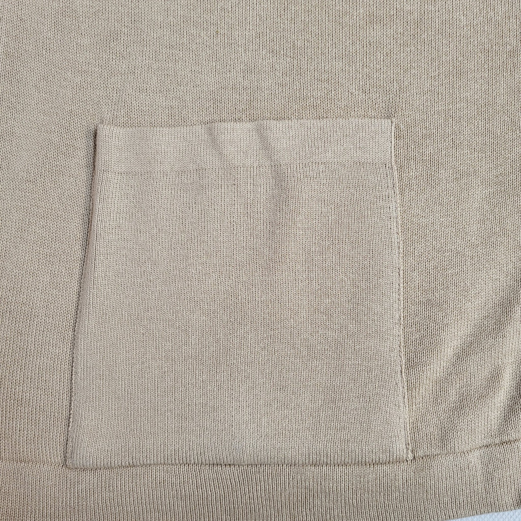 Jaeger Carigan Vintage 90's Beige Knit Button Uk Women's Size 12-14