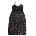 Guess Y2K Vintage Black Guitar Sleeveless Dress Women's Size Large