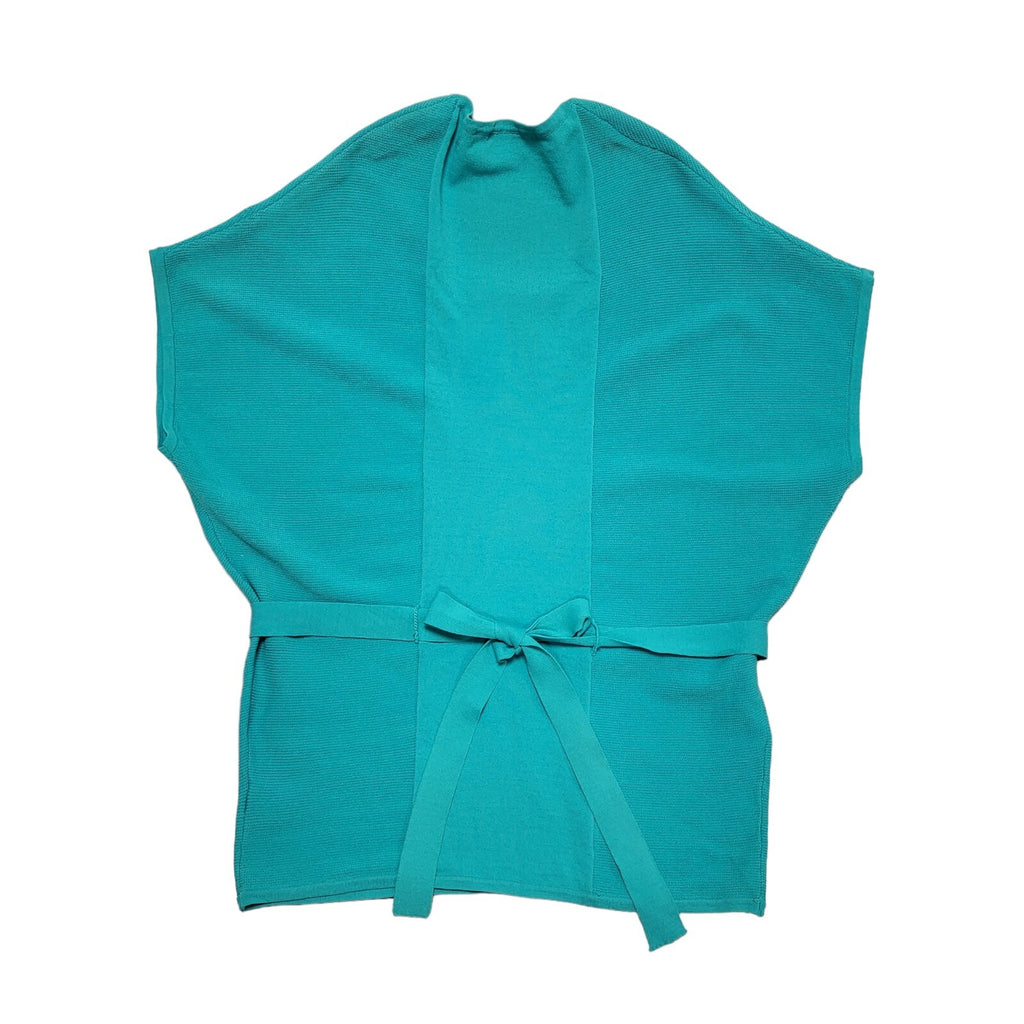 Stephen Y Vintage 80's Teal Jewelled Short Sleeve Jumper Womens UK M/L
