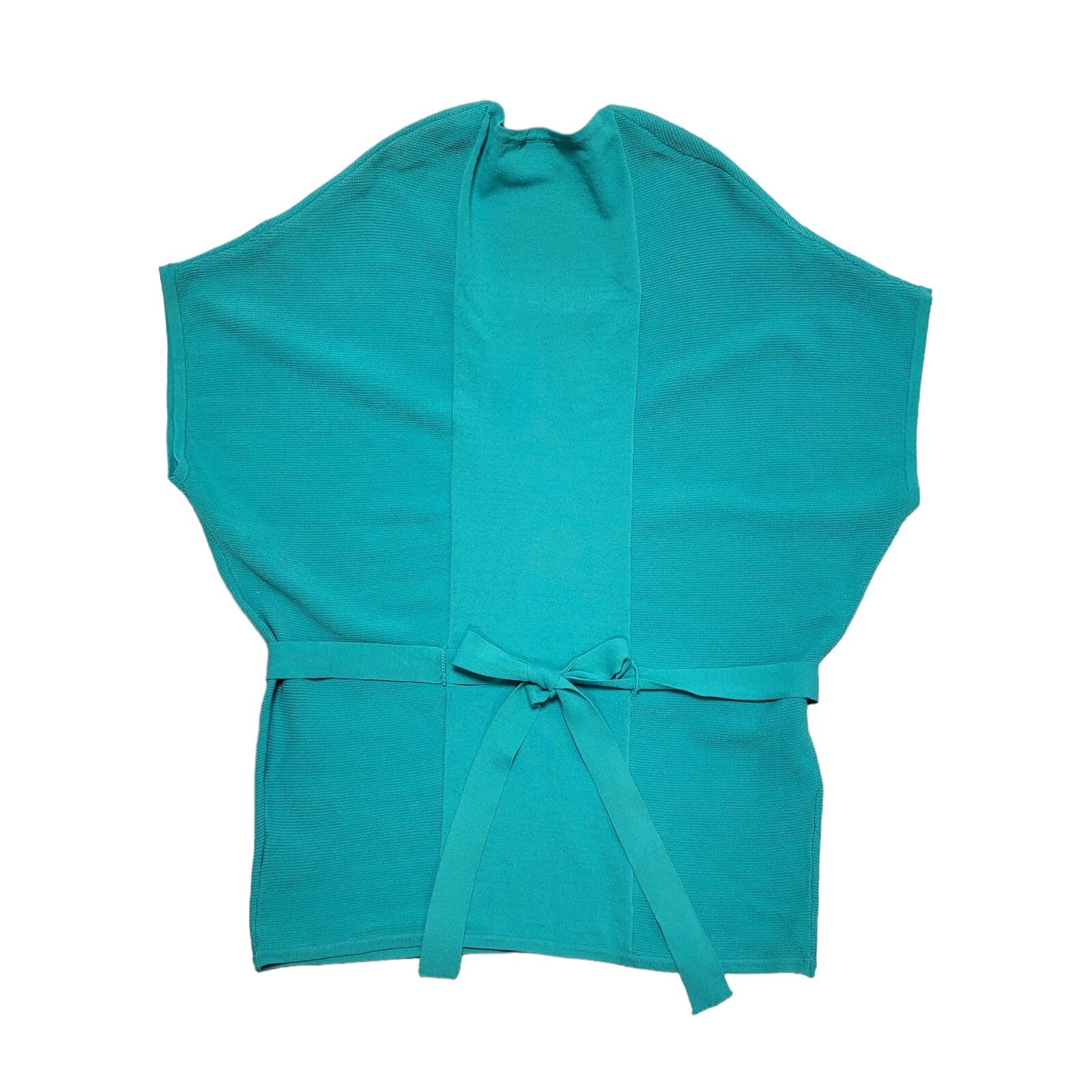 Stephen Y Vintage 80's Teal Jewelled Short Sleeve Jumper Womens UK M/L