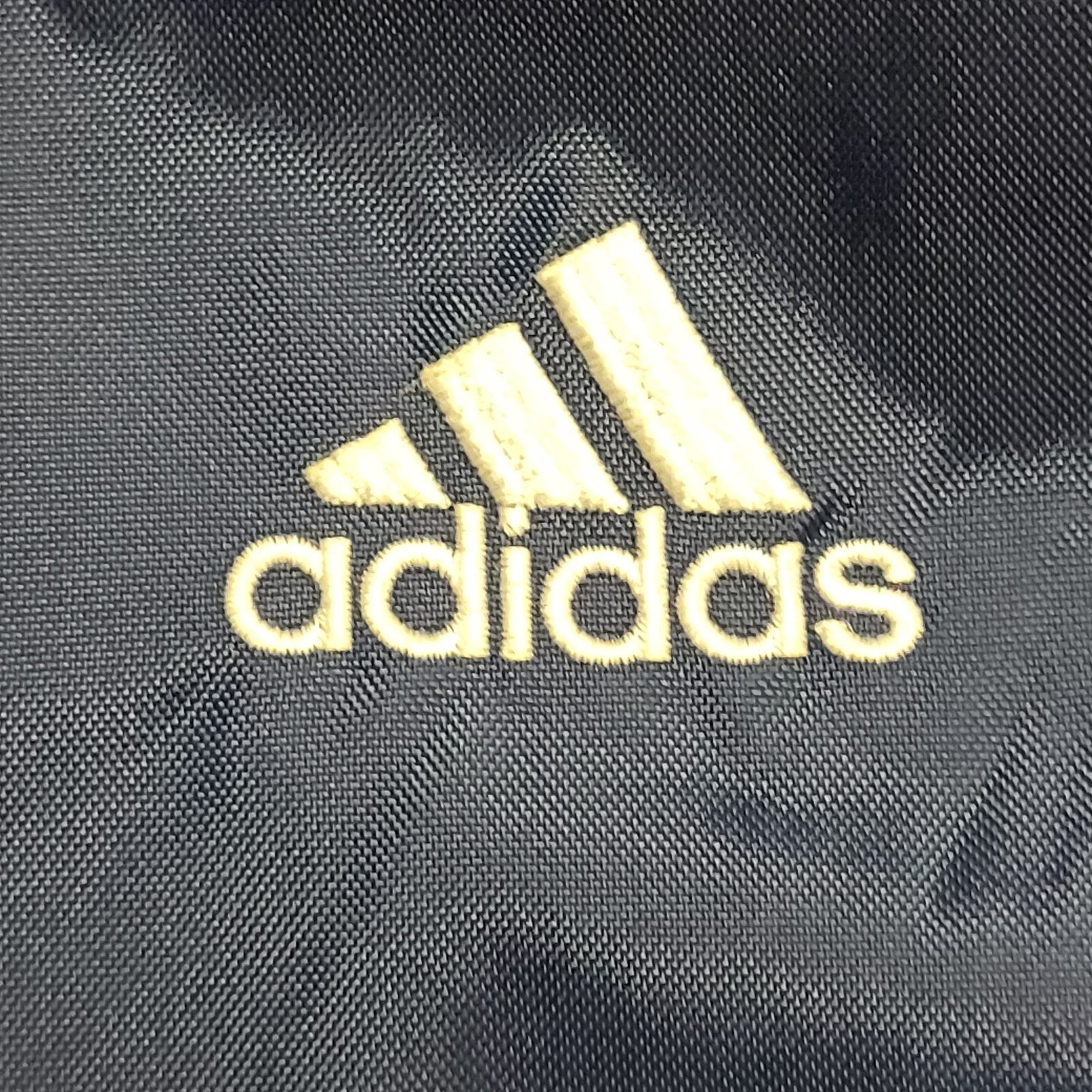 Adidas 90s Vintage Navy Blue Zip Up Jersey Lined Sports Jacket Uk Men's Size M
