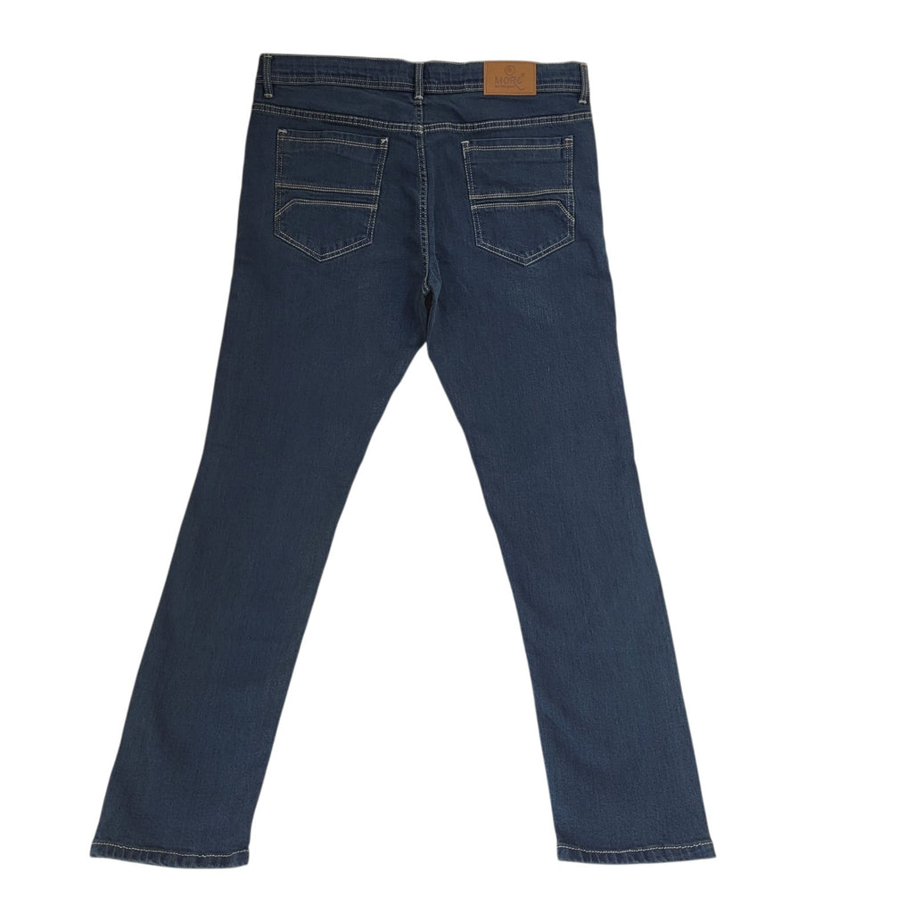 More Western Jeans Dark Blue Tapered Denim Uk Men's Size XL W36 L32