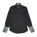 Isaac Kottyarevsky Vintage Y2K Black Long Sleeve Shirt Uk Men's Size S