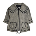 Natural Life Vintage 90's Grey/Beige Full Zip Jacket UK Women's Size 16