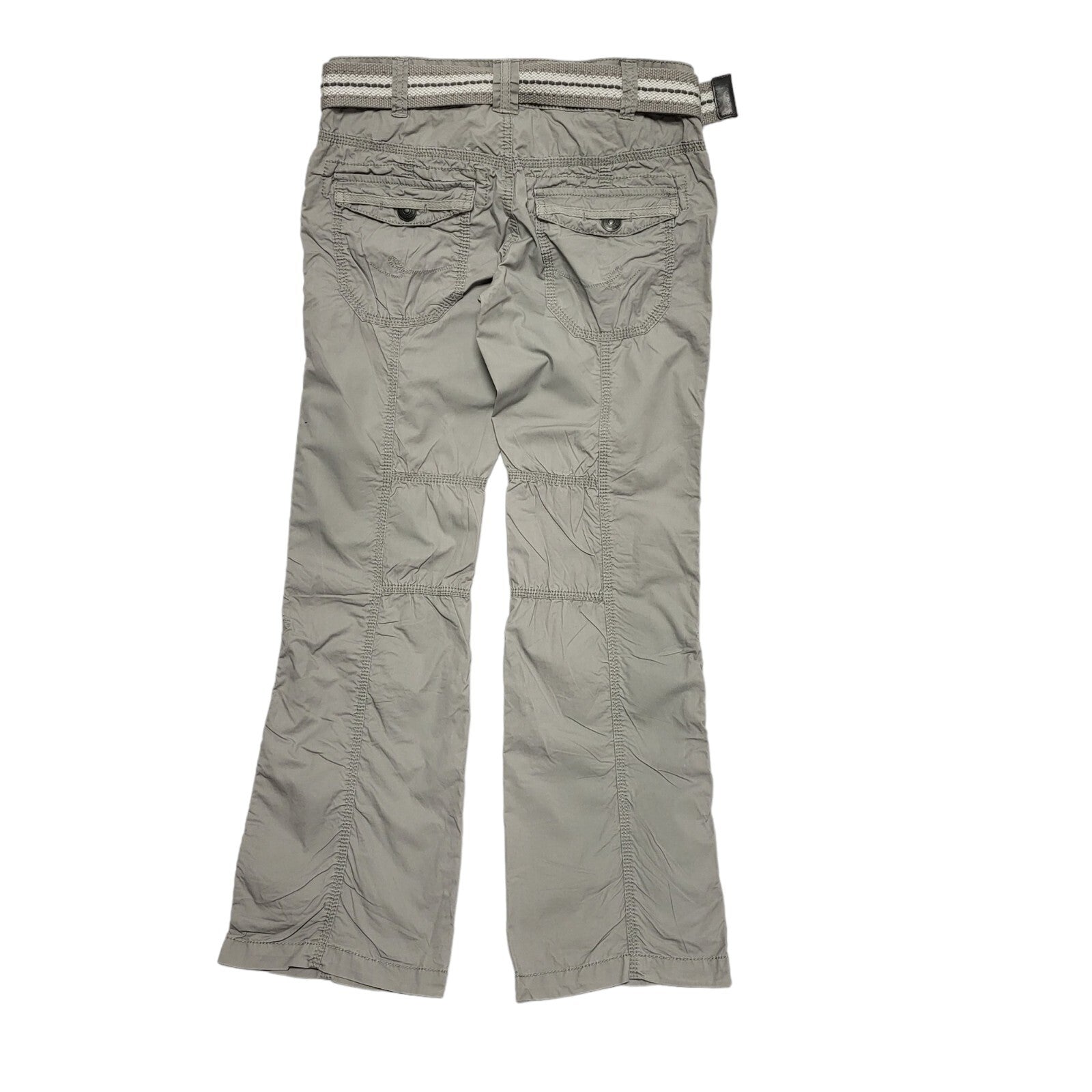 EDC Y2k Vintage Grey Straight Leg Casual Trousers Uk Women's 10 W28 L30