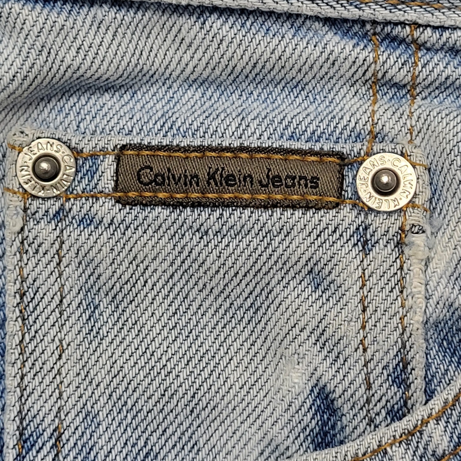Calvin Klein Vintage 80's Light Blue Tapered Jeans Womens UK Size 6-8 W26 L30
