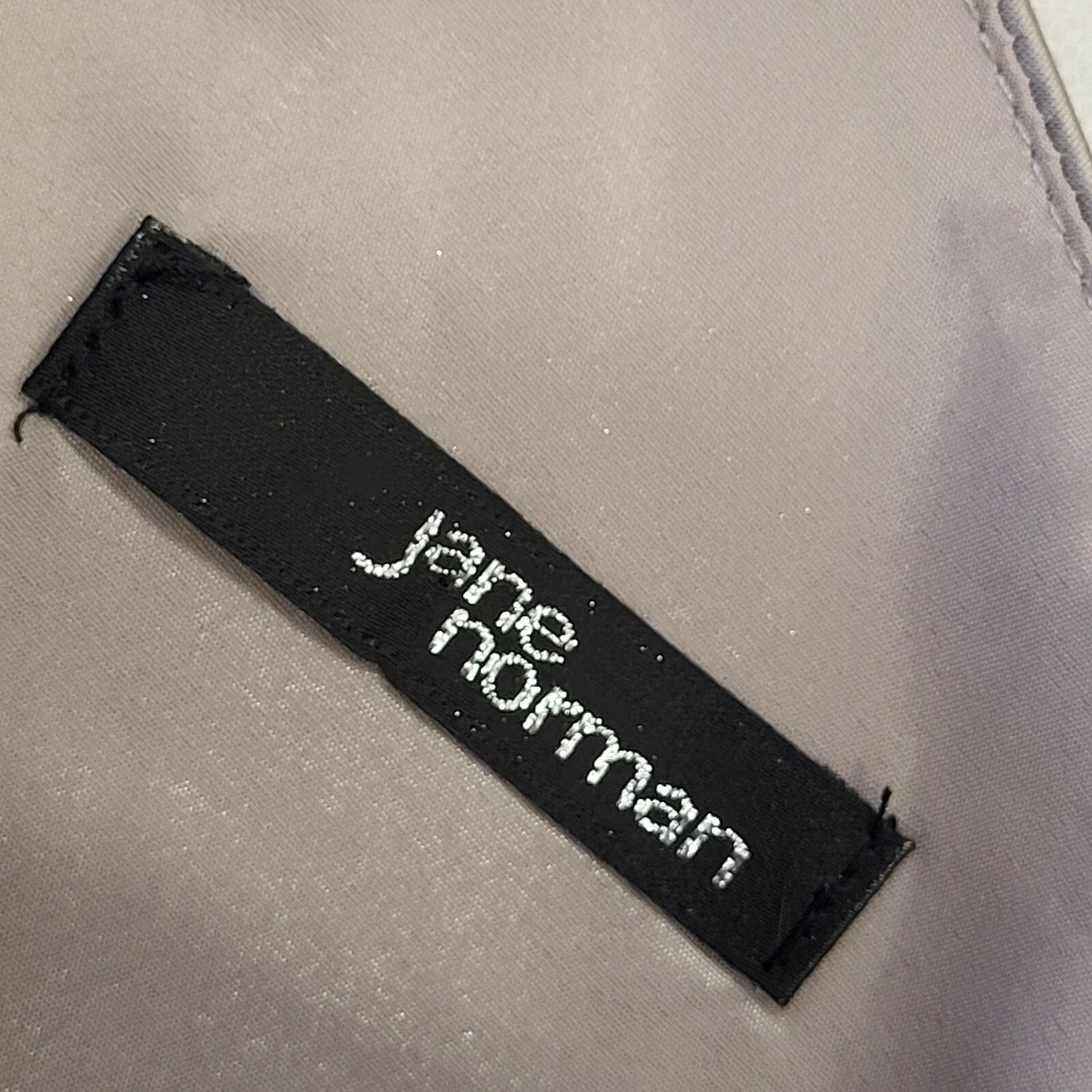 Jane Norman Vintage 90s Grey One Shoulder Dress Uk Women's Size 14