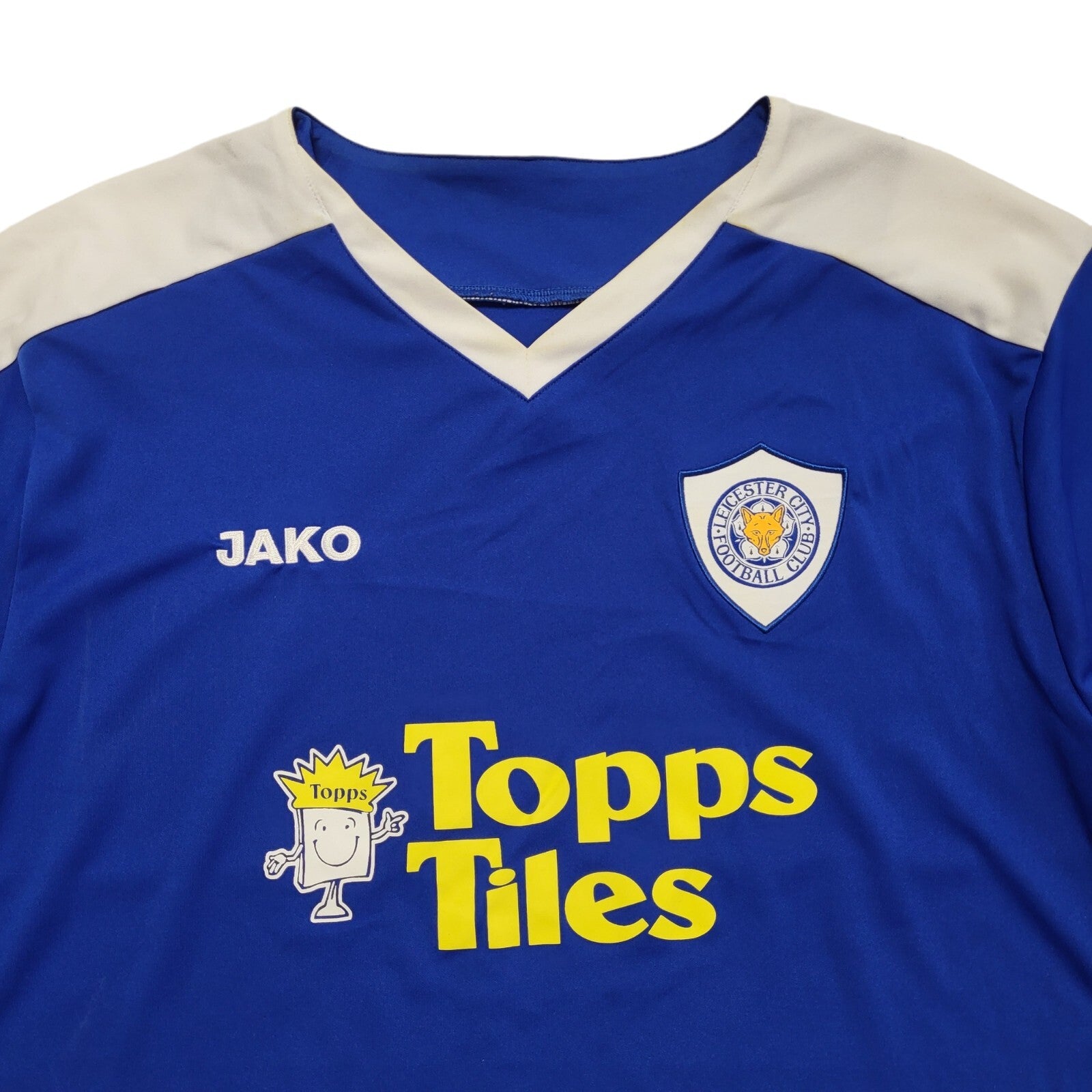Leicester City FC 2007 Football Shirt Vintage Blue  Men's Size XL