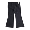 Next Vintage 90's Black Striped Flared Trousers BNWT UK Women's Size 14 W33 L28