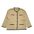 Eastex Vintage 90s Beige Button Cardigan Jacket Uk Women's Size 18