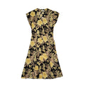 Jean Deflin 90s Vintage Floral Buttoned Daywear Dress Women's 14/16