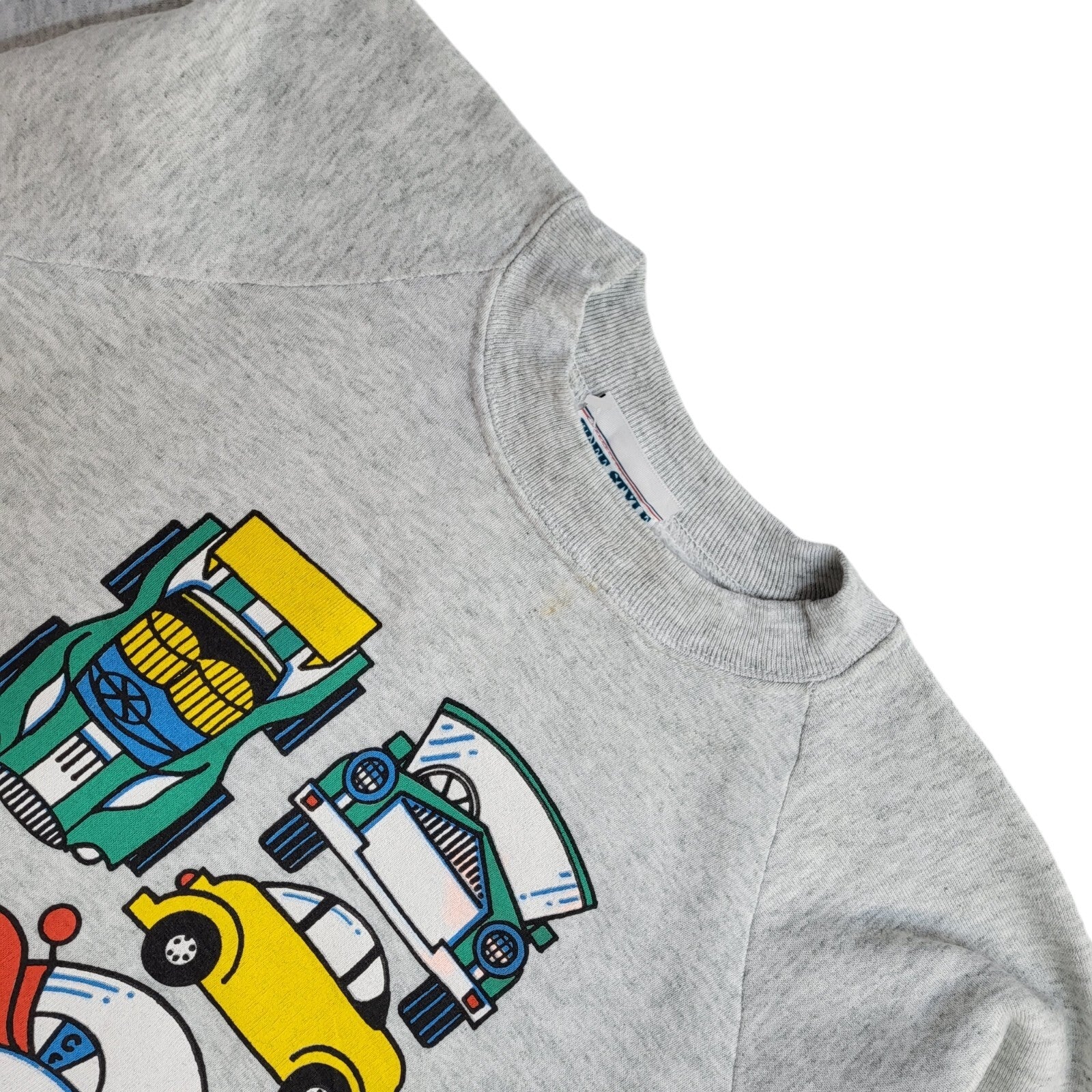 Free Style Tour De Grandpa Grey Graphic Print 90s Sweatshirt UK Men's XL