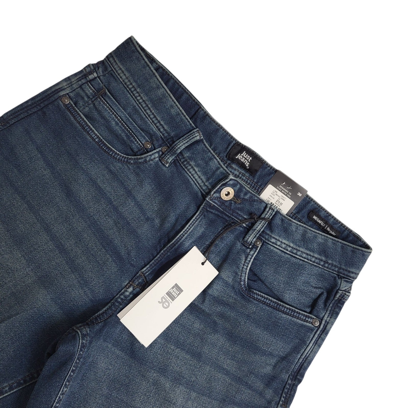 Just Jeans Shorts Vintage Y2K Blue Denim Bnwt Uk Women's Size S W30