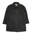 Canda 90s Vintage Dark Grey Wool Overcoat Uk Men's Size XL