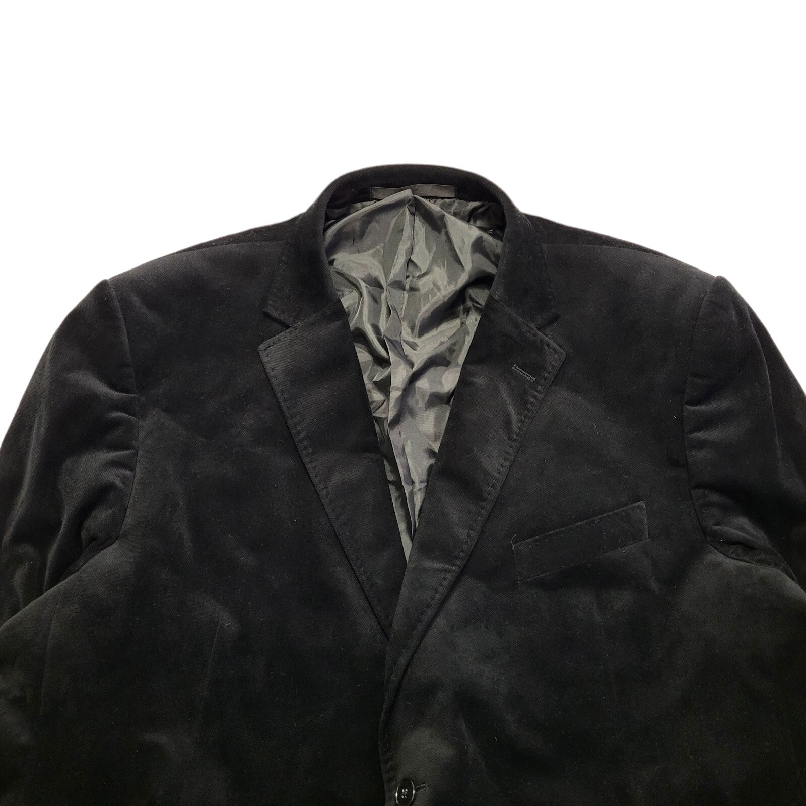 M&S Men Y2k Black Suit Jacket Uk Men's Size 2XL 48"