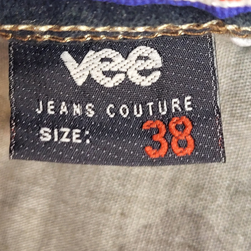 More Western Jeans Dark Blue Tapered Denim Uk Men's Size XL W36 L32